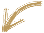 icono flecha dorada
